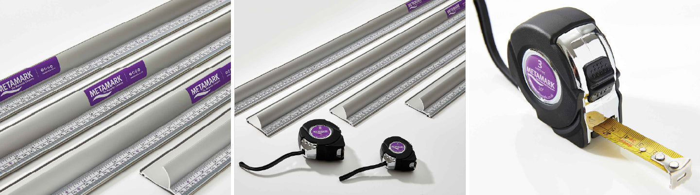 Règles et rubans à mesurer