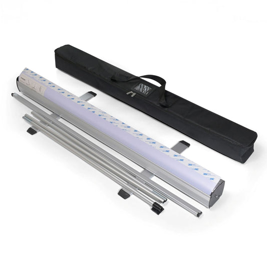 Support de bannière à enrouleur compact Metamark DS2