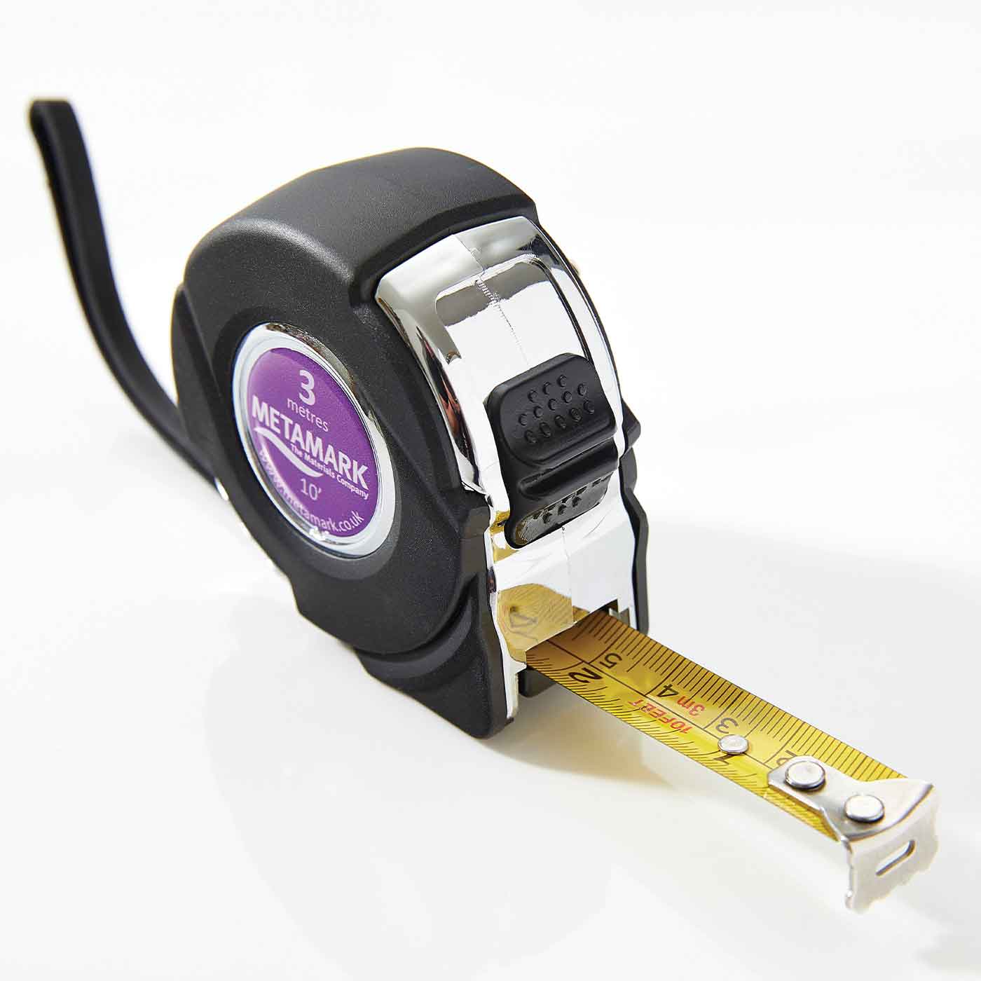 Mètre ruban chromé Metamark SoftGrip