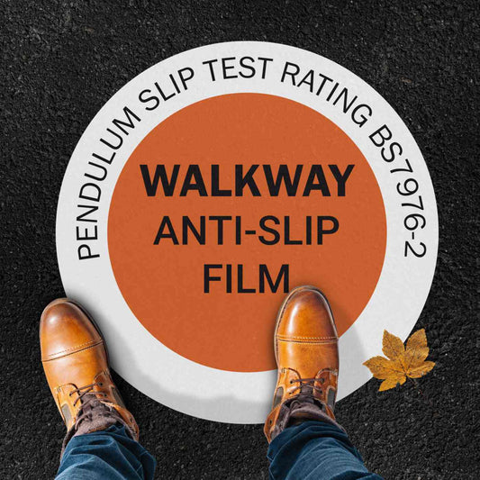 Walkway 2 in 1 Anti-Slip R12 Outdoor Film